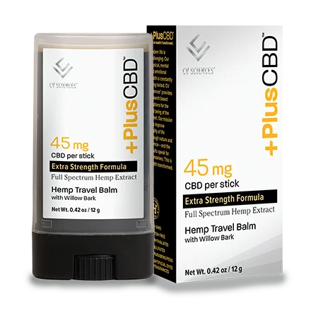 Plus CBD 45 Mg CBD Extra Strength Formula Full Spectrum Hemp Extract Travel Balm