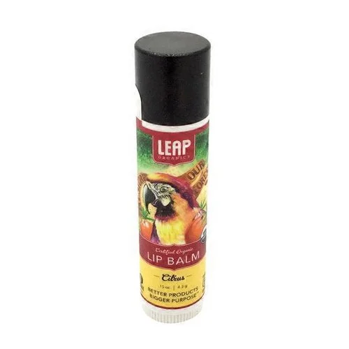Son dưỡng mô LEAP Organics Lip Balm Citrus