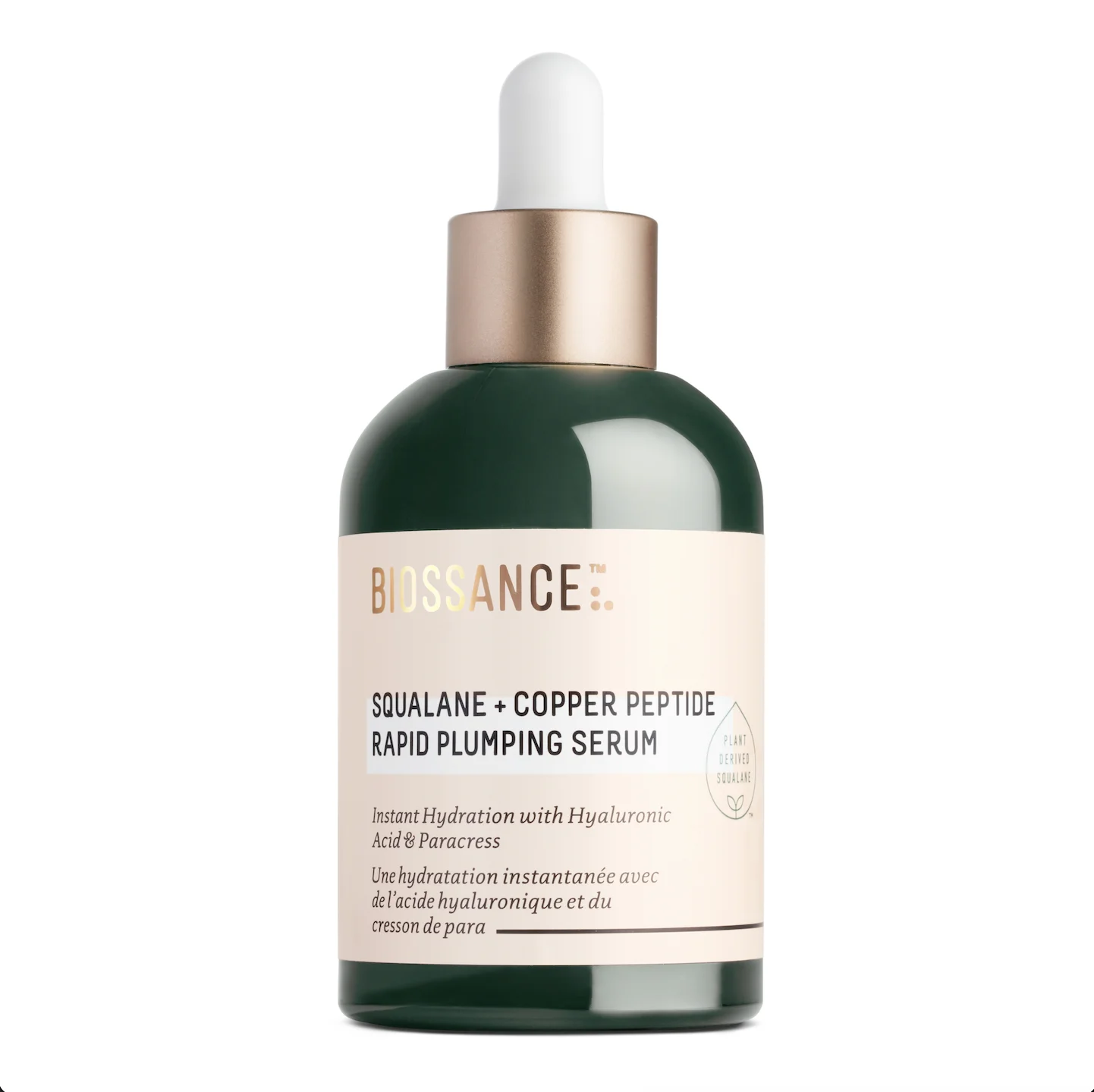 Biossance Squalane Copper Peptide Rapid Plumping Serum