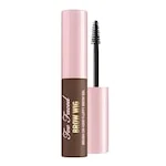 Too Faced Brow Wig Brush on Hair Fluffy Brow Gel Medium Brown