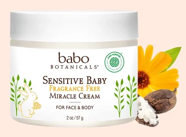 Babo Botanicals Sensitive Baby Miracle Cream Fragrance Free