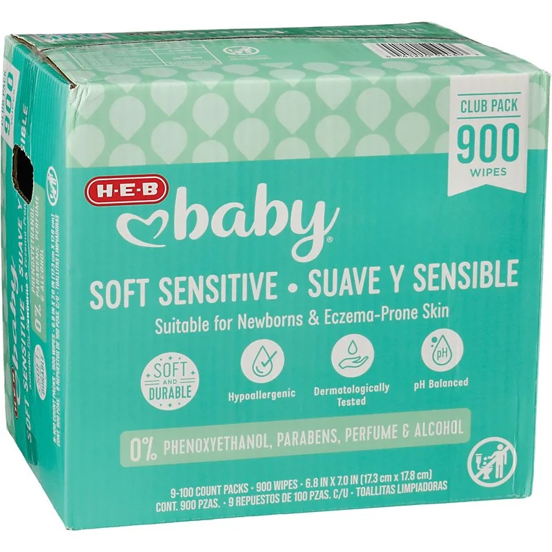 HEB H E B Baby Soft Sensitive Wipes