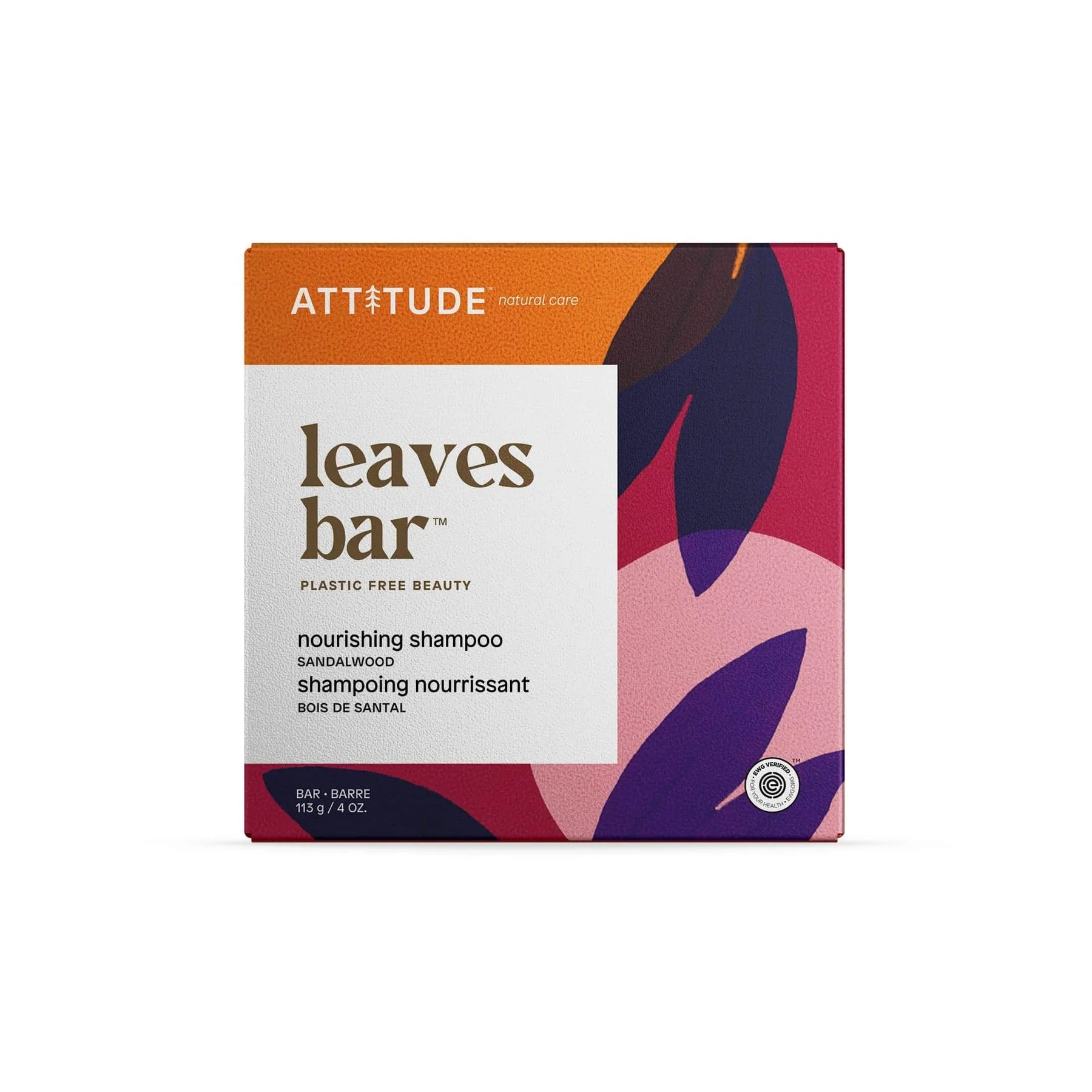 Attitude Leaves Bar Nourishing Shampoo Sandalwood