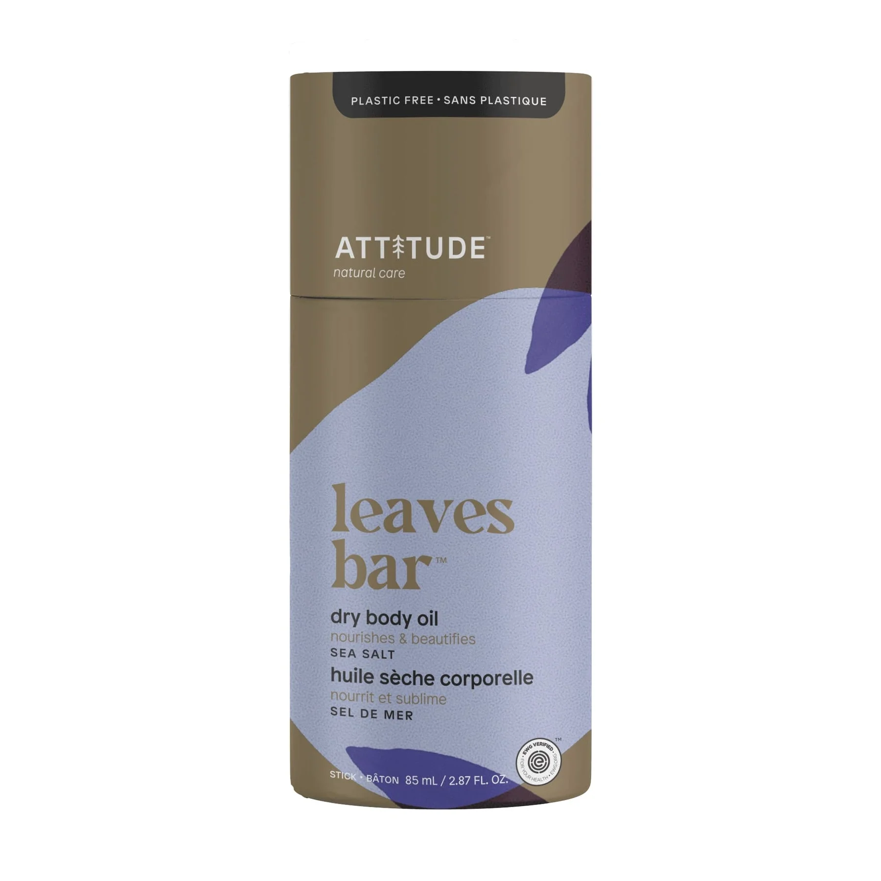 Attitude Leaves Bar Dry Body Oil Sea Salt