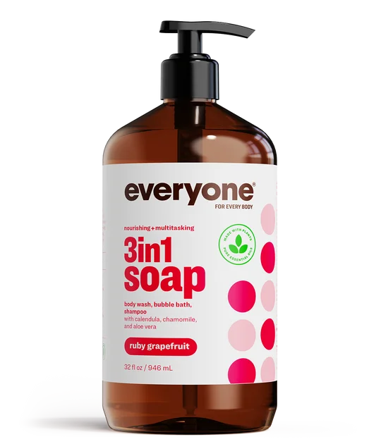 Sữa tắm gội Everyone 3 in 1 Soap Ruby Grapefruit