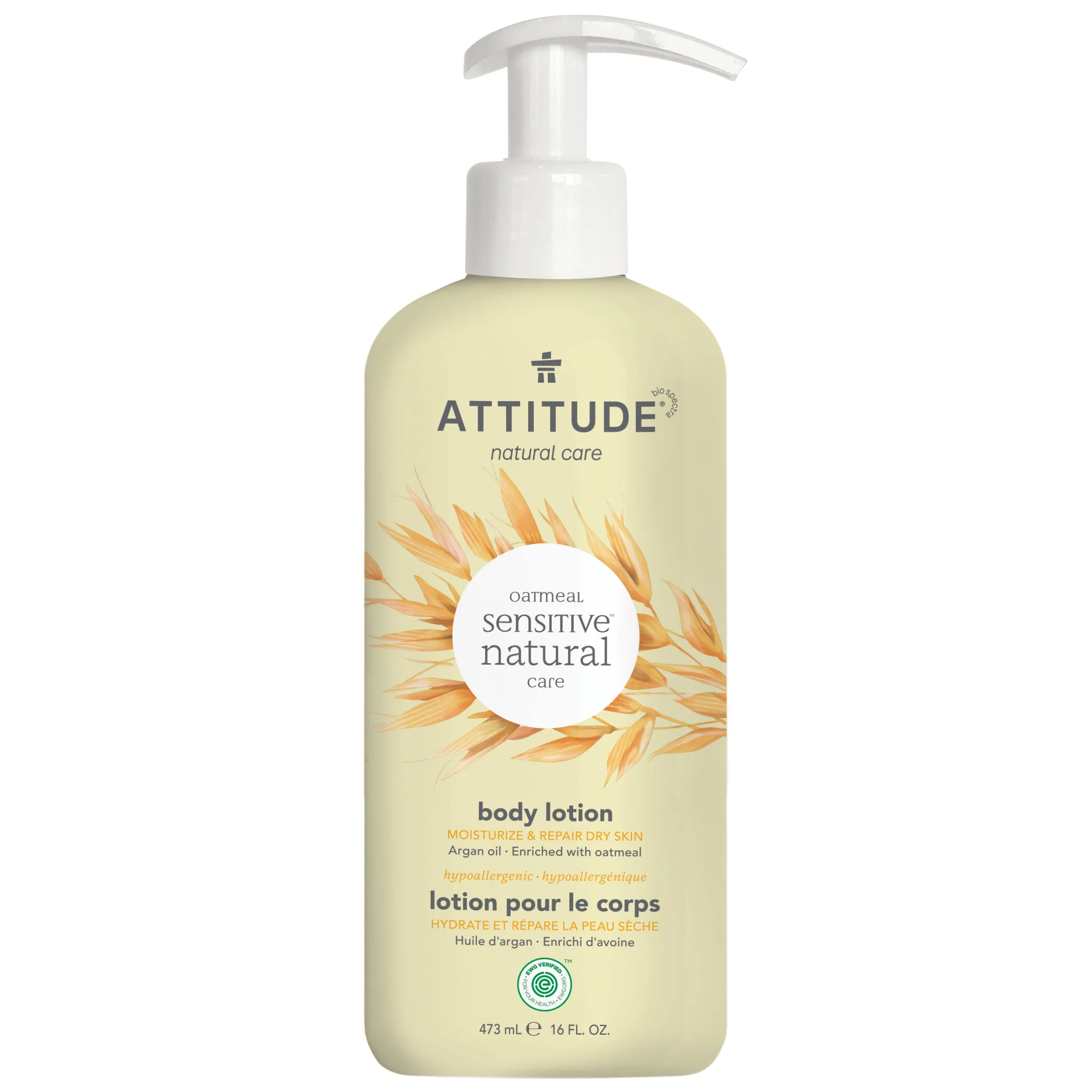 Attitude Sensitive Skin Body Lotion Argan