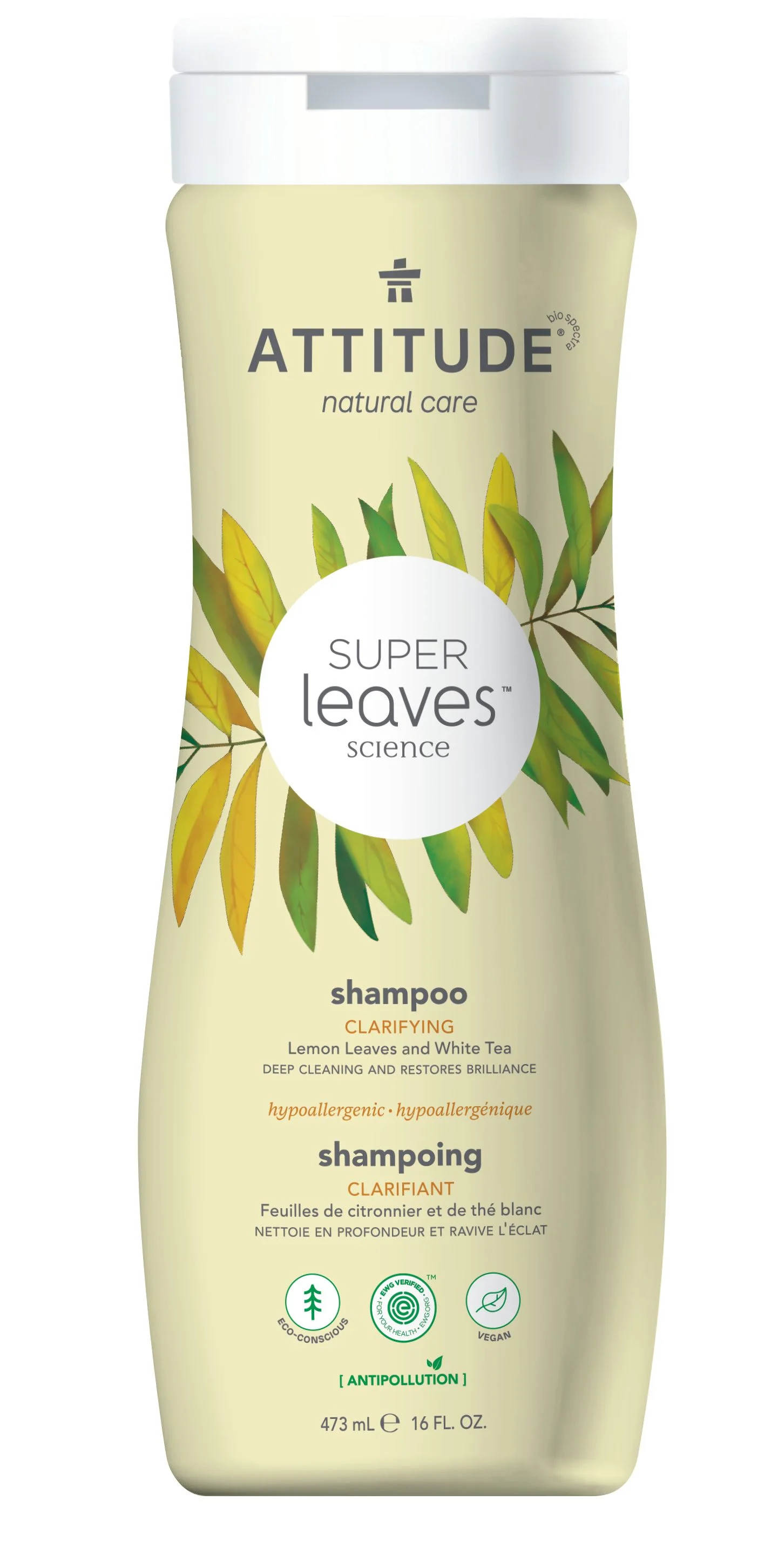 Attitude Super Leaves Natural Shampoo Clarifying