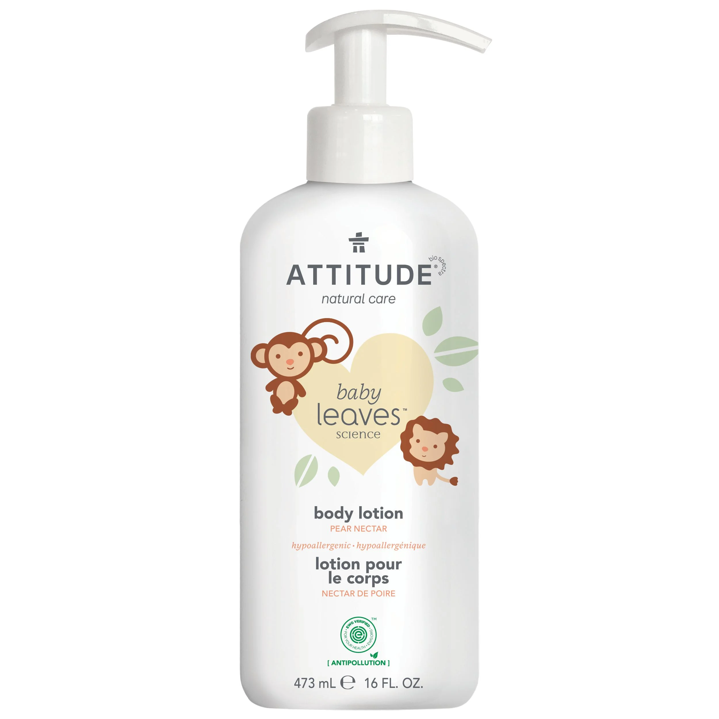 Attitude Baby Leaves Body Lotion Pear Nectar