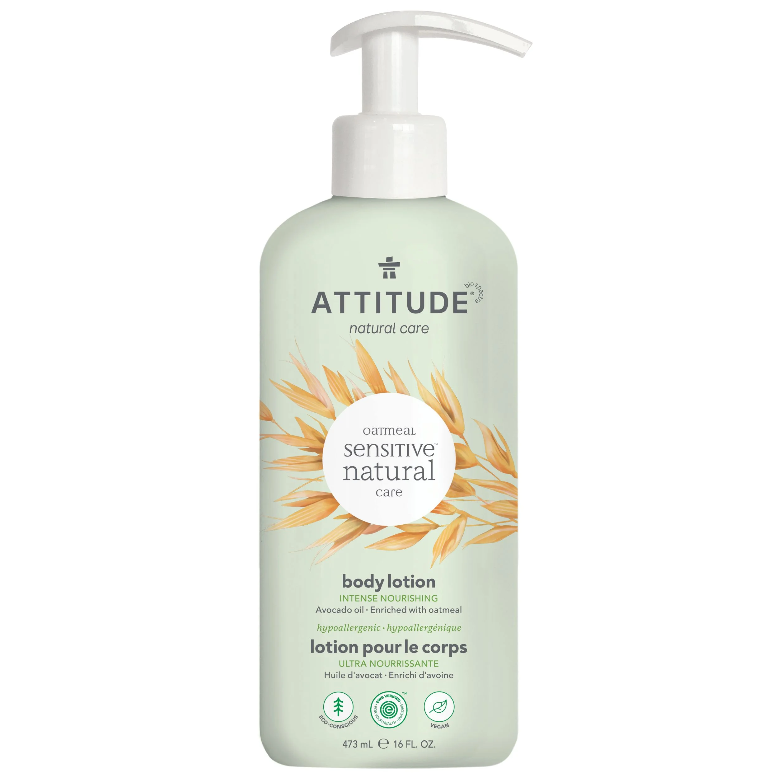 Attitude Sensitive Skin Body Lotion Avocado