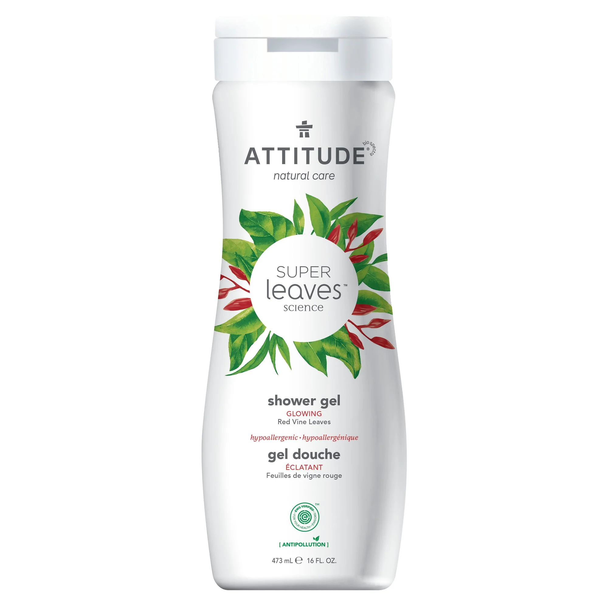 Sữa tắm gội toàn thân Attitude Super Leaves Body Wash Glowing