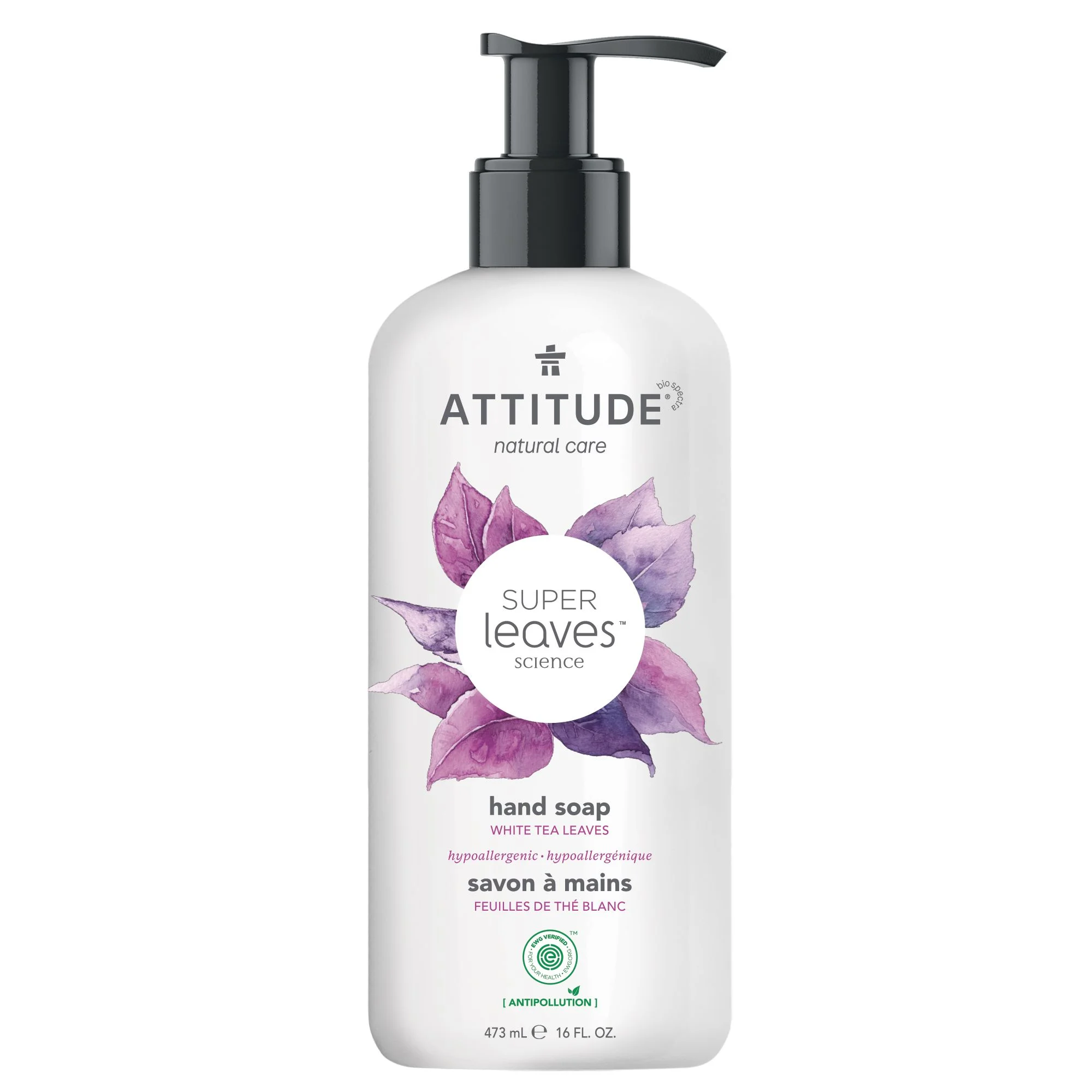 Attitude Super Leaves Hand Soap White Tea Leaves