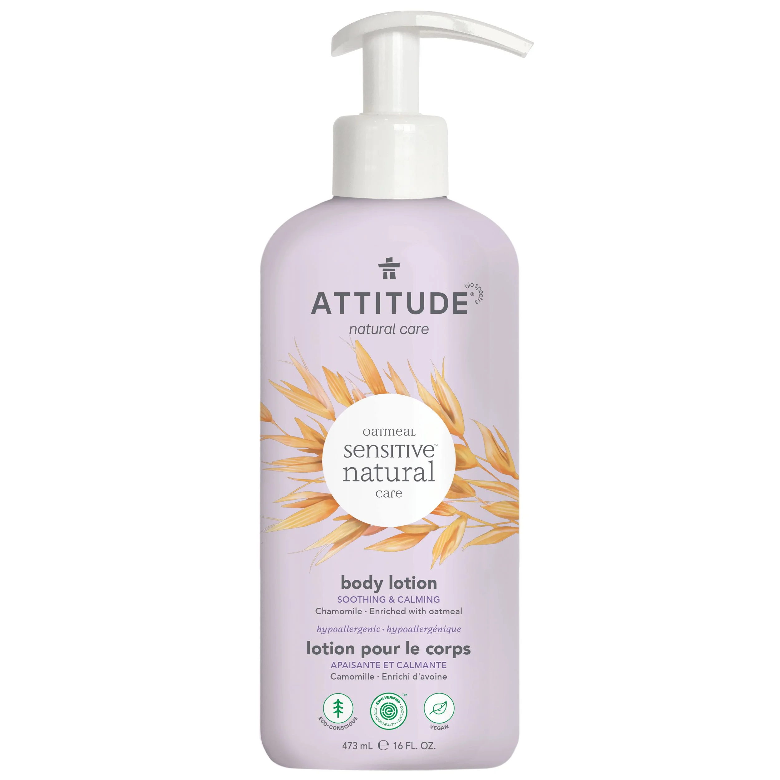Attitude Sensitive Skin Body Lotion Chamomile