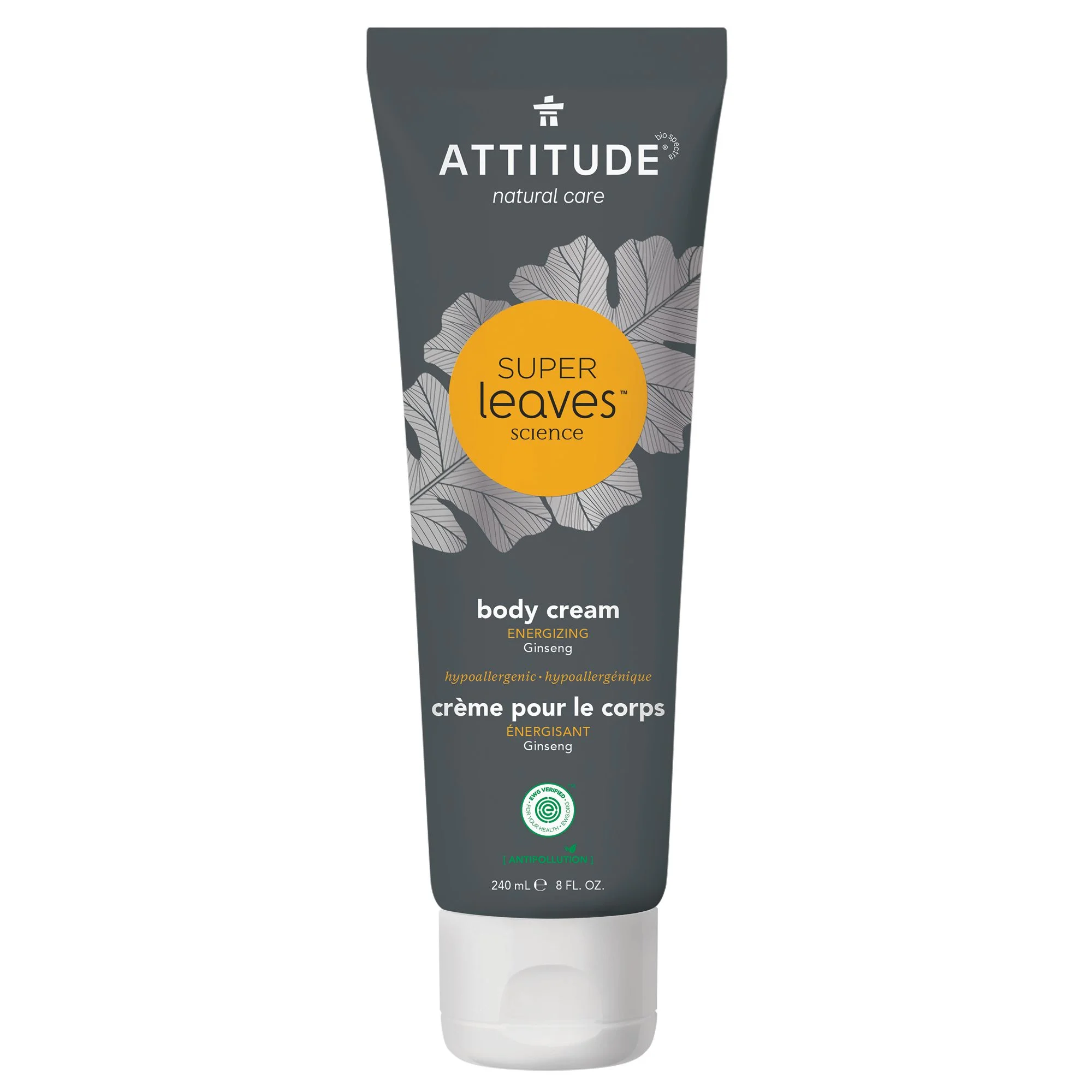 Attitude Super Leaves Body Cream Energizing Men