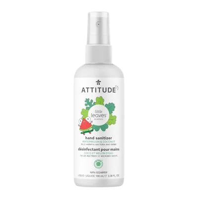 Nước rửa tay bí đao và dừa Attitude Little Leaves Hand Sanitizer Watermelon & Coconut