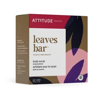 Attitude Leaves Bar Body Scrub Sandalwood