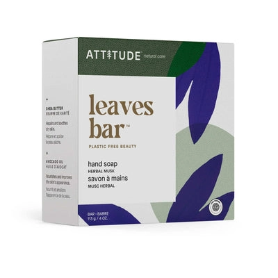 Attitude Leaves Bar Hand Soap Herbal Musk