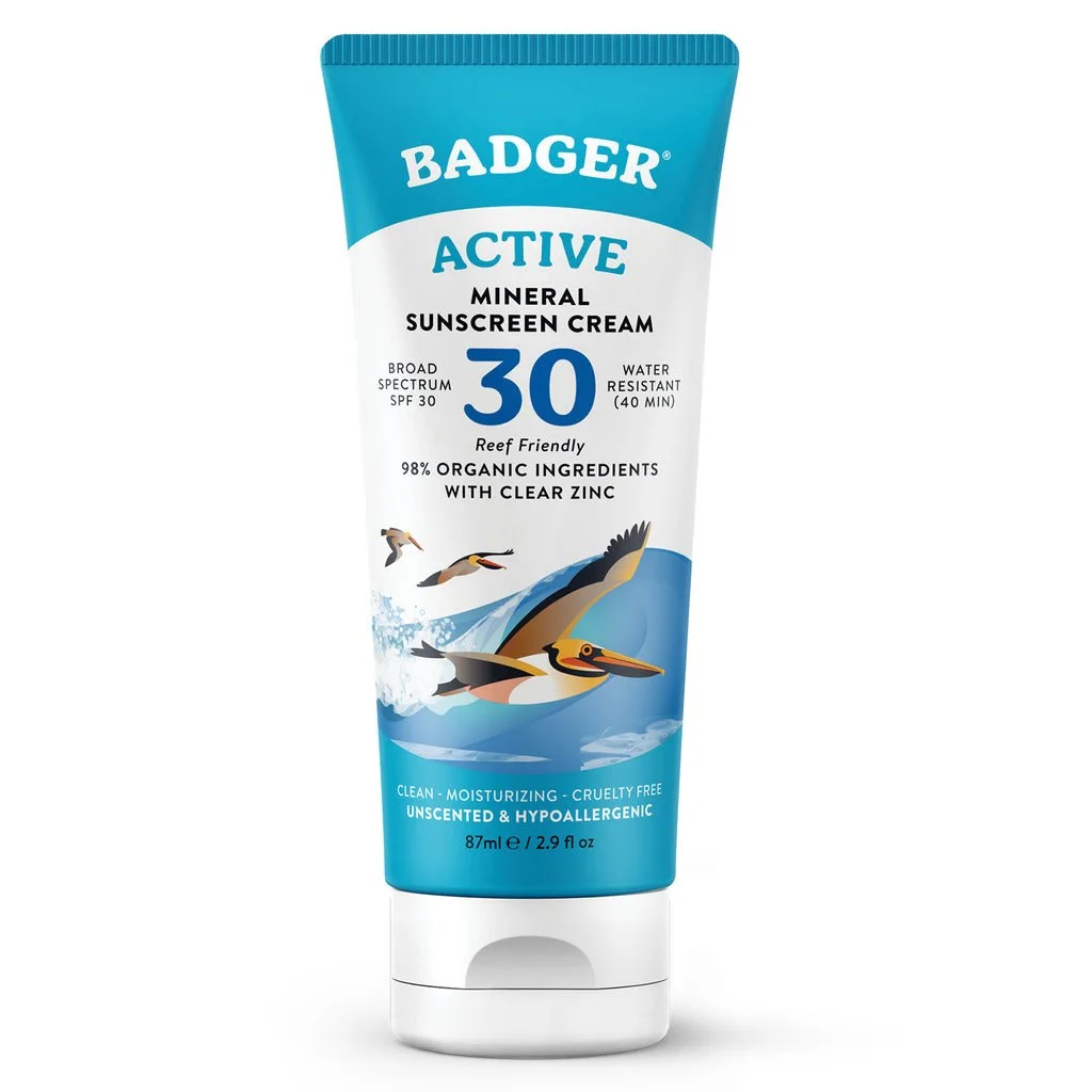 Kem chống nắng Badger Active Mineral Sunscreen Cream