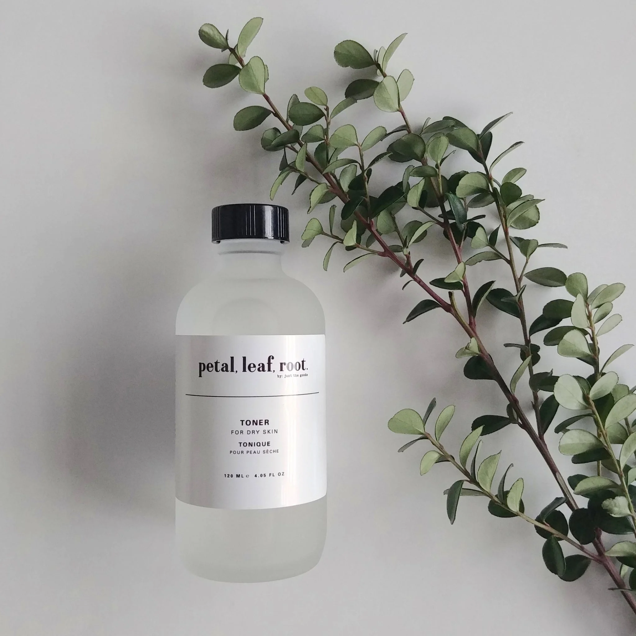 Nước hoa hồng dành cho da khô petal, leaf, root. by Just the Goods facial toner for dry skin