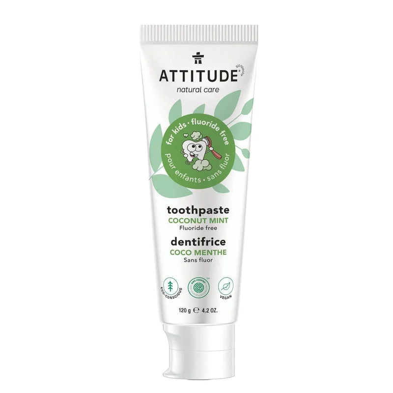 Attitude Toothpaste for Kids Fluoride Free Coconut and Mint