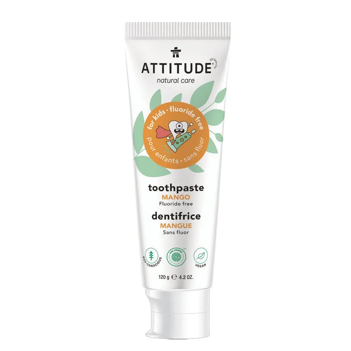 Attitude Toothpaste for Kids Fluoride Free Mango