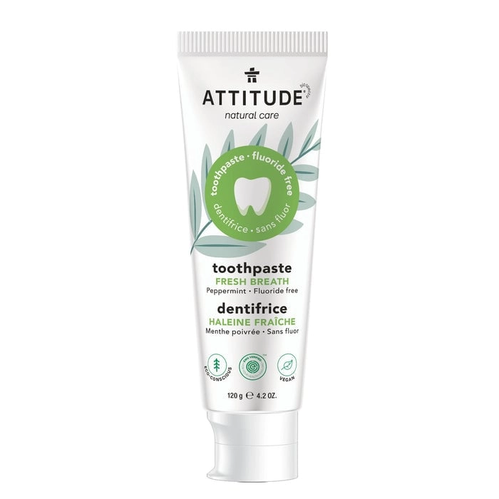 Attitude Toothpaste Fluoride Free Fresh Breath