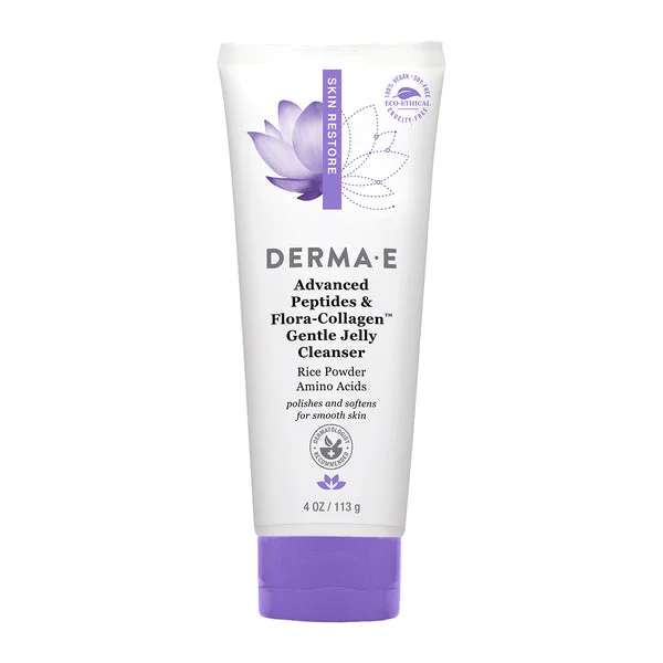 Sữa rửa mặt Derma E Advanced Peptides & Flora Collagen Gentle Jelly Cleanser