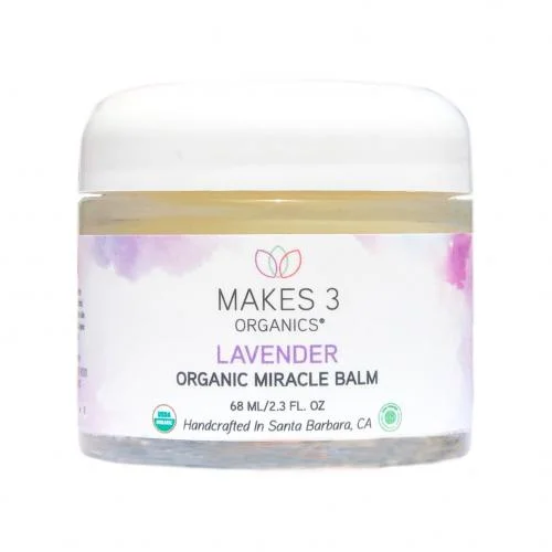Makes 3 Organics Organic Lavender Miracle Balm