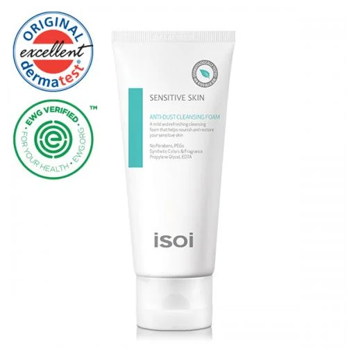 Sữa rửa mặt Isoi Sensitive Skin Anti Dust Cleansing Foam