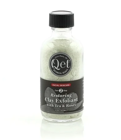 Qet Botanicals Restoring Clay Exfoliant with Tea & Roses