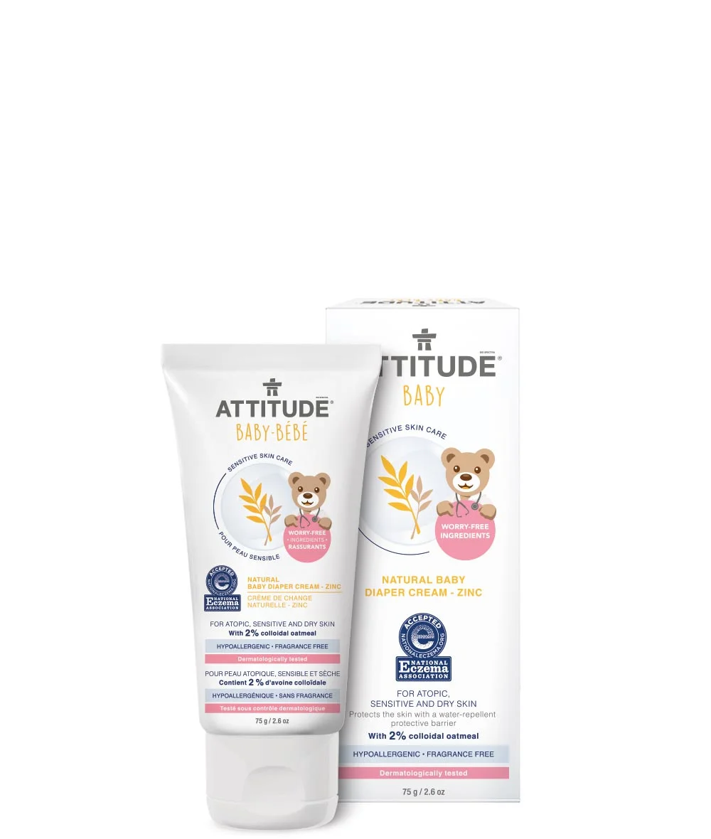 Attitude Baby Natural Baby Diaper Cream Zinc