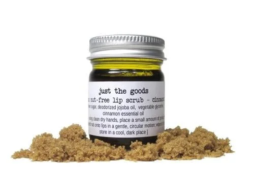 Just the Goods vegan lip scrub vanilla