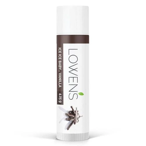 Lowen's Natural Skin Care Lip Balm Ice Ice Baby Vanilla