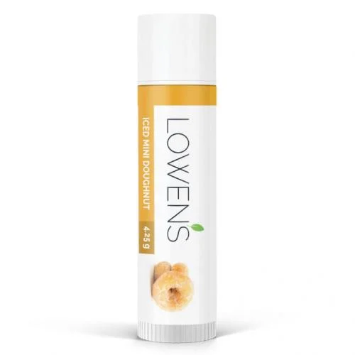 Lowen's Natural Skin Care Lip Balm Iced Mini Doughnut