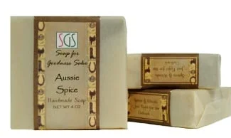 Xà phòng Aussie Spice - Soap for Goodness Sake Handmade Soap Aussie Spice