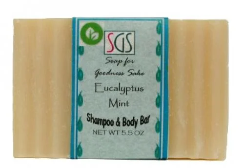 Soap for Goodness Sake Shampoo & Body Bar Eucalyptus Mint