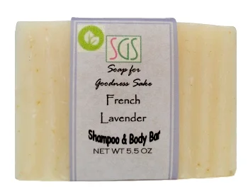 Soap for Goodness Sake Shampoo & Body Bar French Lavender