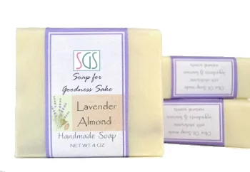 Soap for Goodness Sake Handmade Soap Lavender Almond