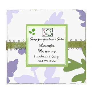 Soap for Goodness Sake Handmade Soap Lavender Rosemary