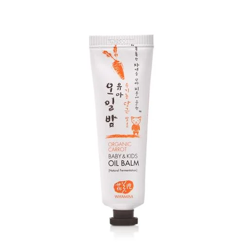 Kem dưỡng da cho bé chiết xuất từ cà rốt Whamisa Organic Carrot Baby & Kids Oil Balm