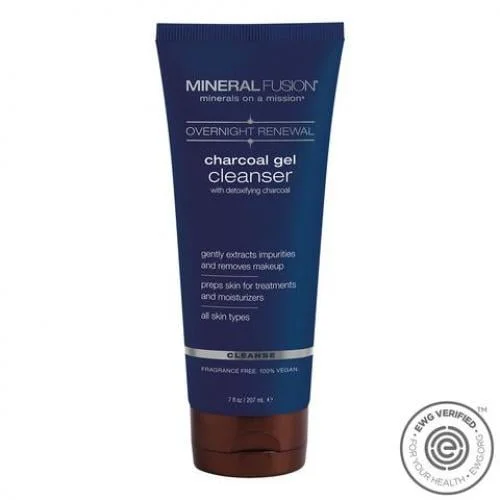Mineral Fusion Overnight Renewal Charcoal Gel Cleanser