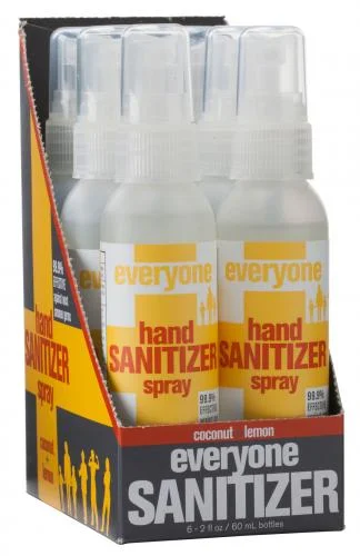 Everyone Natural Hand Sanitizer Spray Coconut Lemon