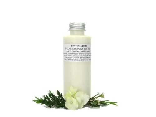 Sữa rửa mặt cho da dầu tổng hợp Just the goods moisturizing vegan face wash for oily combination skin