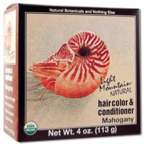 Light Mountain Natural Hair Color & Conditioner Mahogany