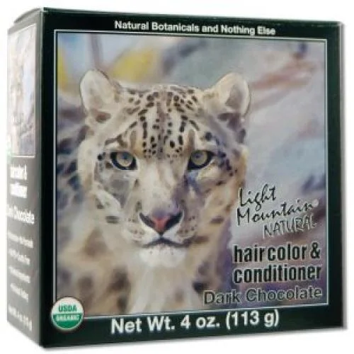 Light Mountain Natural Hair Color & Conditioner Dark Chocolate