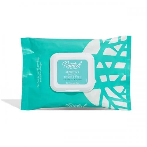 Rooted Beauty Sensitive Skin Facial Towelettes