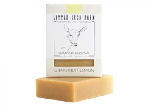 Little Seed Farm Farmstead Milk Soap Grapefruit Lemon