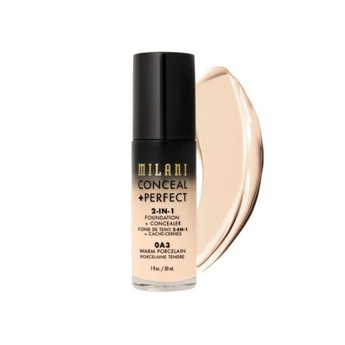 Milani 2 in 1 Foundation Concealer Warm Porcelain 0A3