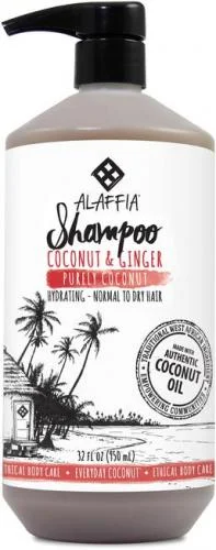 Every Day Coconut Alaffia Coconut Hydrating Hair Shampoo Purely Coconut & Ginger