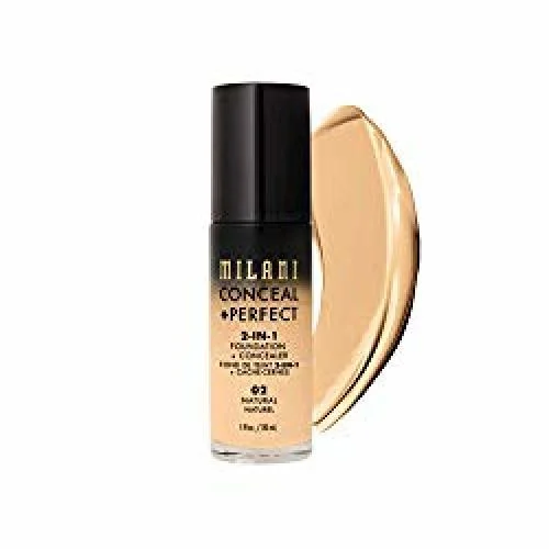 Milani Kem nền che khuyết điểm Milani CONCEAL PERFECT 2 In 1 Foundation Concealer Natural 02