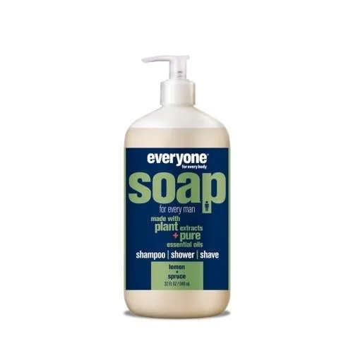 Xà phòng tắm gội, và cạo râu dành cho nam everyone Soap For Every Man 3 in 1 Lemon Spruce